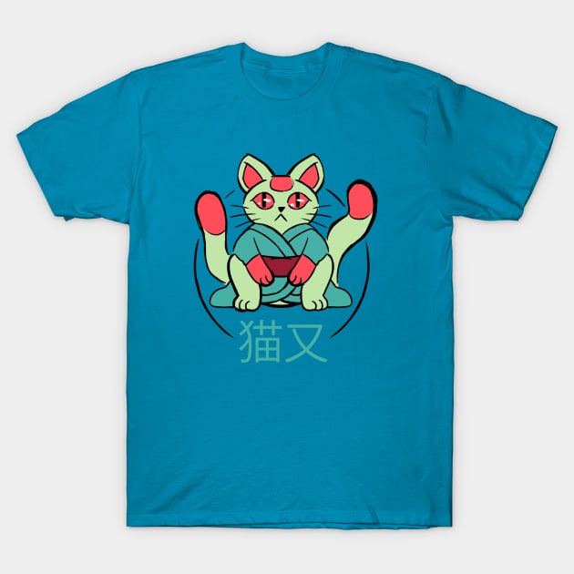 Bakeneko COLOR ver. T-Shirt by Pikipouet